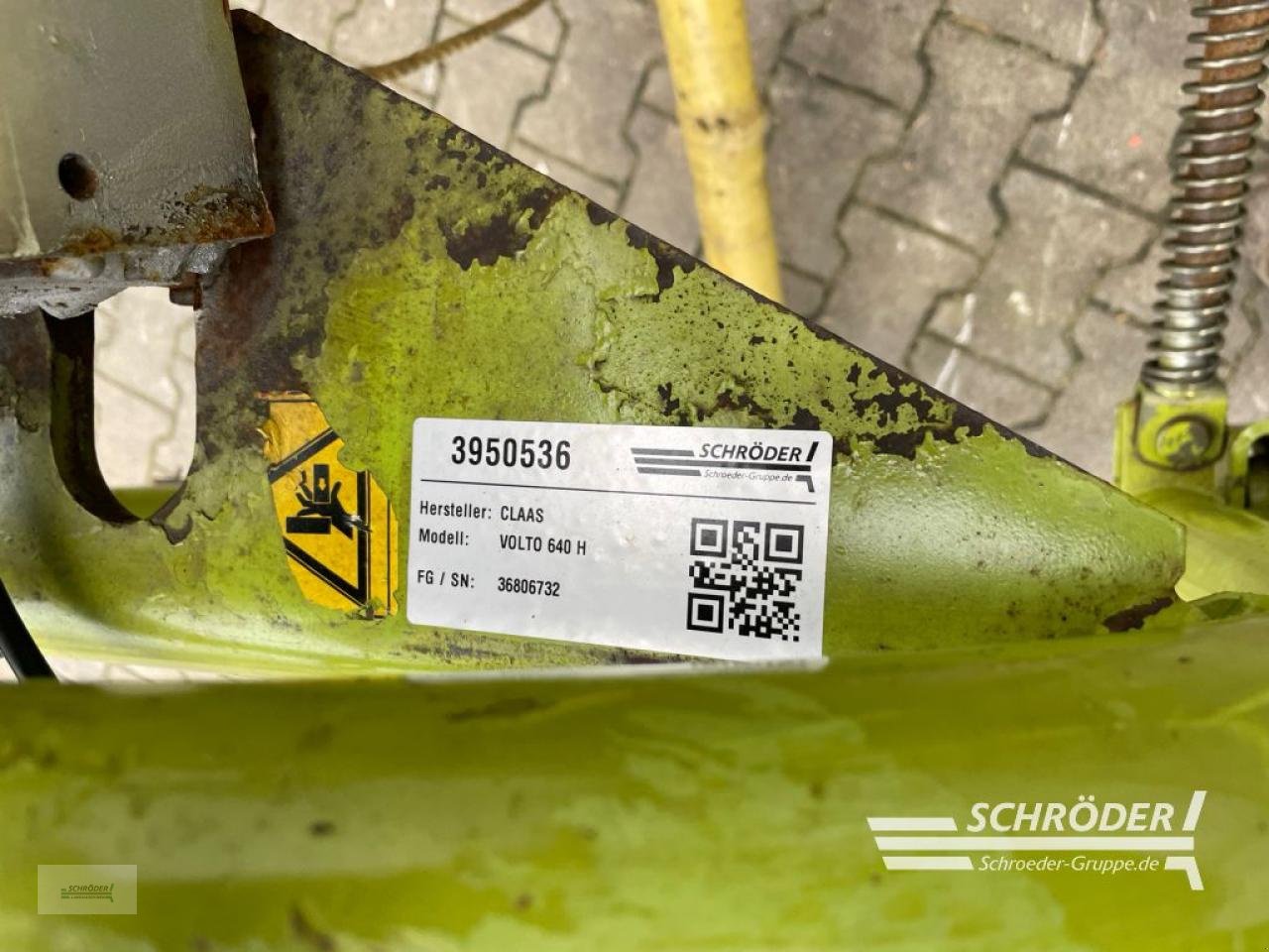 Kreiselheuer Türe ait CLAAS VOLTO 640 H, Gebrauchtmaschine içinde Wildeshausen (resim 10)