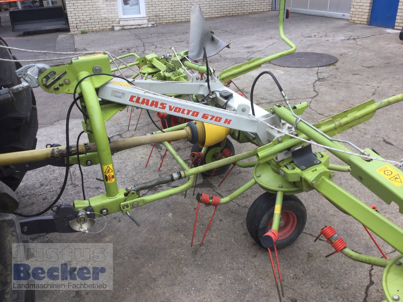 Kreiselheuer Türe ait CLAAS Volto 670 H, Gebrauchtmaschine içinde Weimar-Niederwalgern (resim 4)