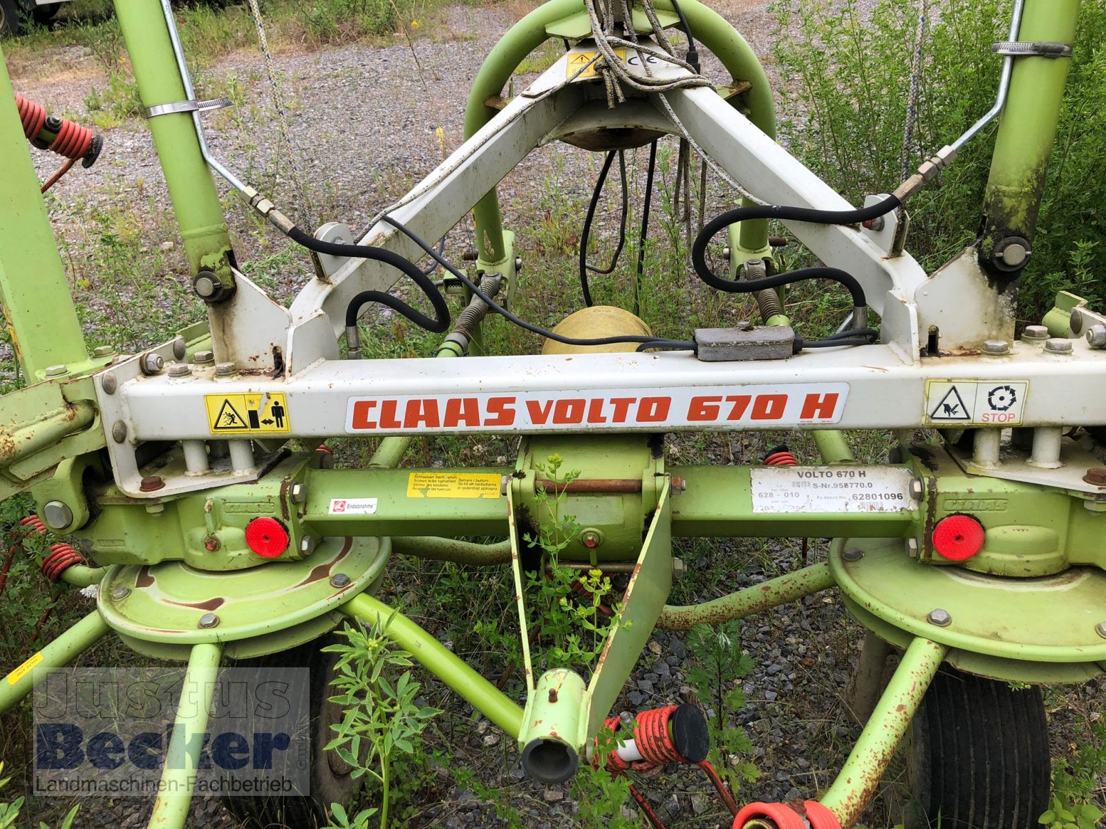 Kreiselheuer Türe ait CLAAS Volto 670 H, Gebrauchtmaschine içinde Weimar-Niederwalgern (resim 12)