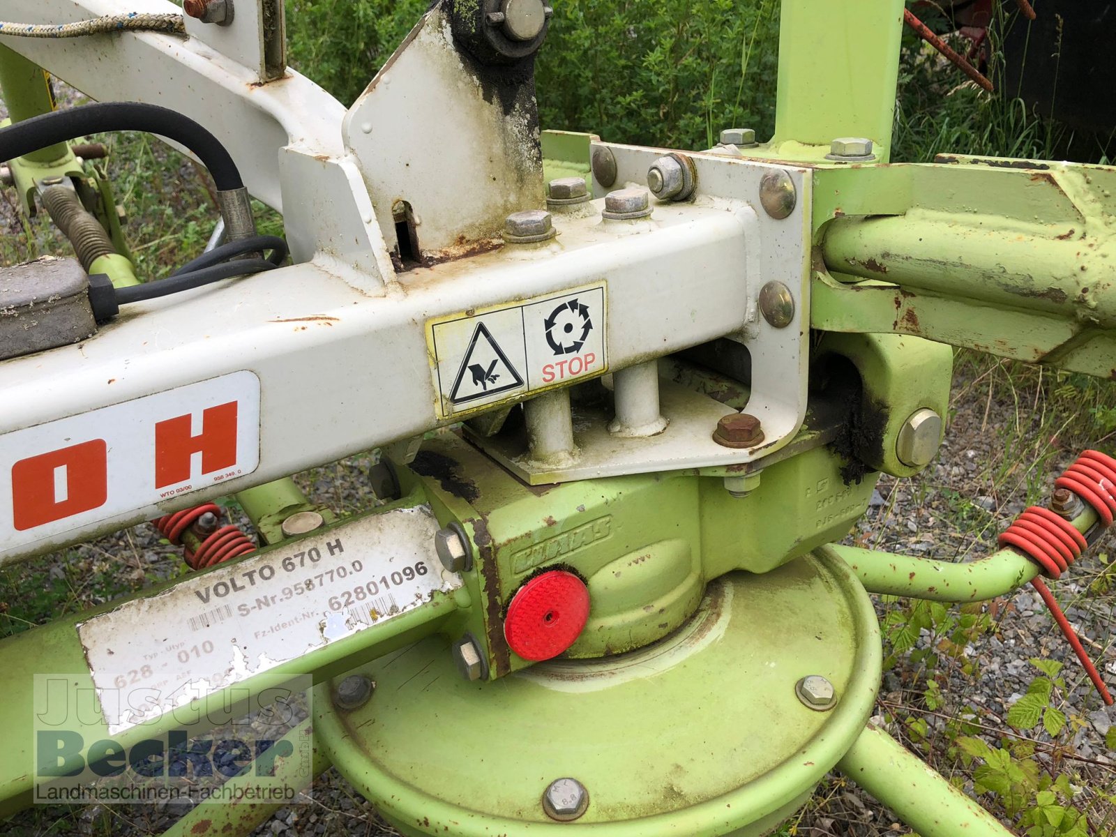 Kreiselheuer Türe ait CLAAS Volto 670 H, Gebrauchtmaschine içinde Weimar-Niederwalgern (resim 14)