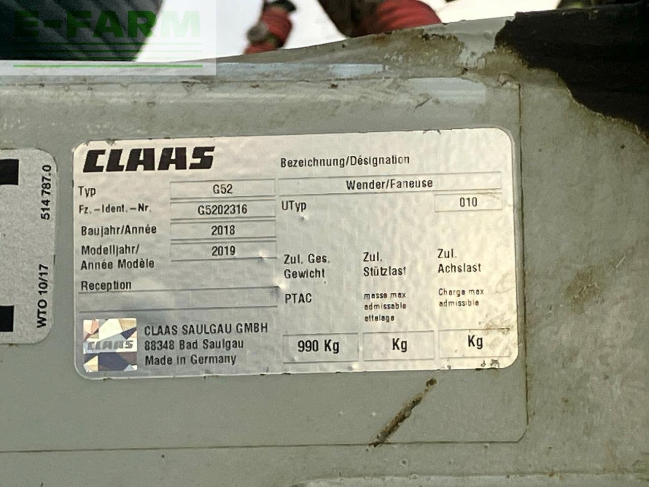 Kreiselheuer typu CLAAS volto 700, Gebrauchtmaschine v BLENDECQUES (Obrázek 5)