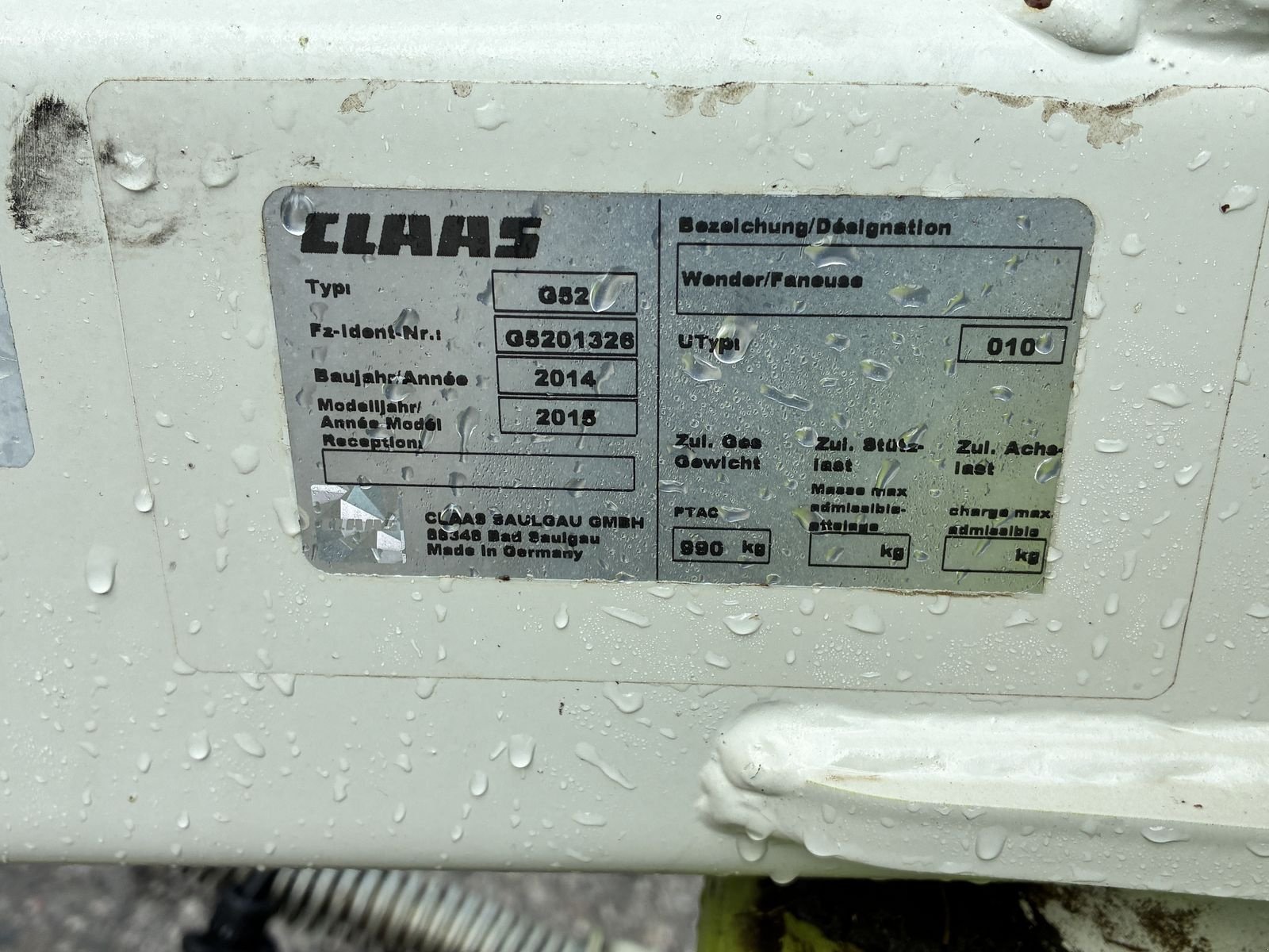 Kreiselheuer van het type CLAAS VOLTO 700, Gebrauchtmaschine in Villach (Foto 9)