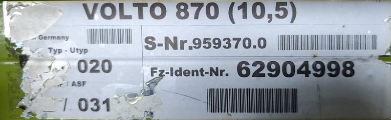 Kreiselheuer del tipo CLAAS Volto 870 Kreiselheuer, Gebrauchtmaschine In St. Marienkirchen (Immagine 10)