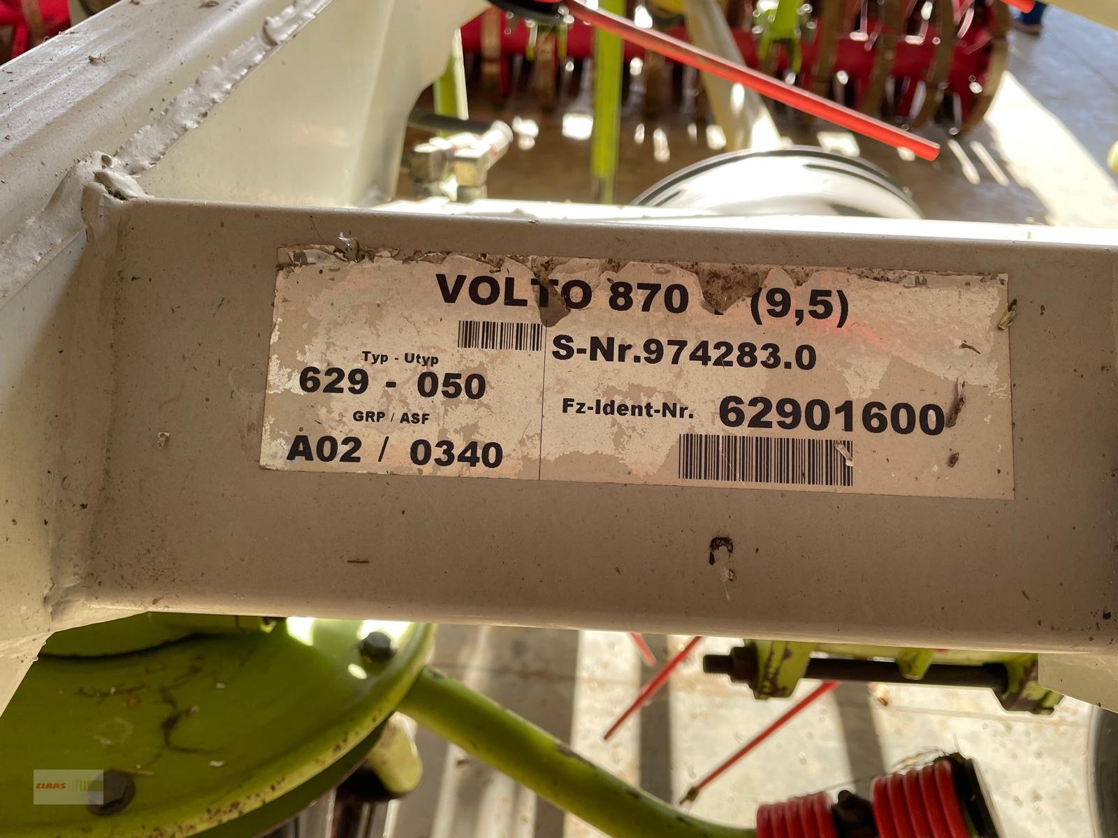 Kreiselheuer typu CLAAS Volto 870 T PREISREDUZIERT, Gebrauchtmaschine w Langenau (Zdjęcie 6)