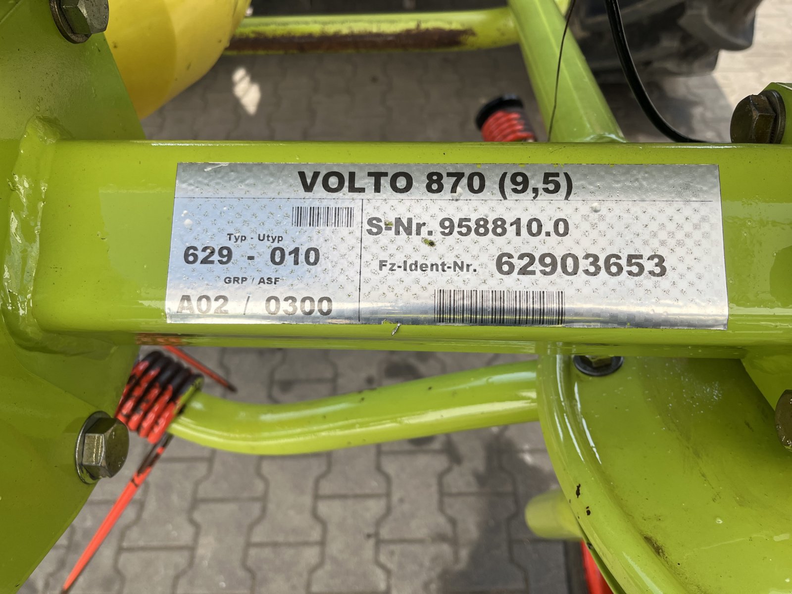 Kreiselheuer of the type CLAAS Volto 870, Gebrauchtmaschine in Gerzen (Picture 4)