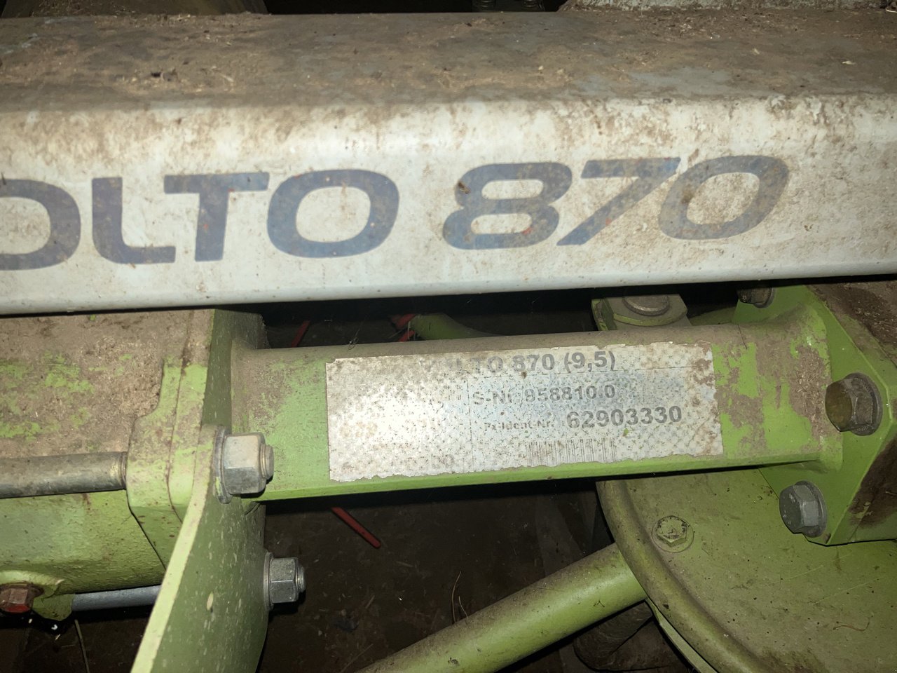 Kreiselheuer of the type CLAAS VOLTO 870, Gebrauchtmaschine in MORLHON LE HAUT (Picture 5)