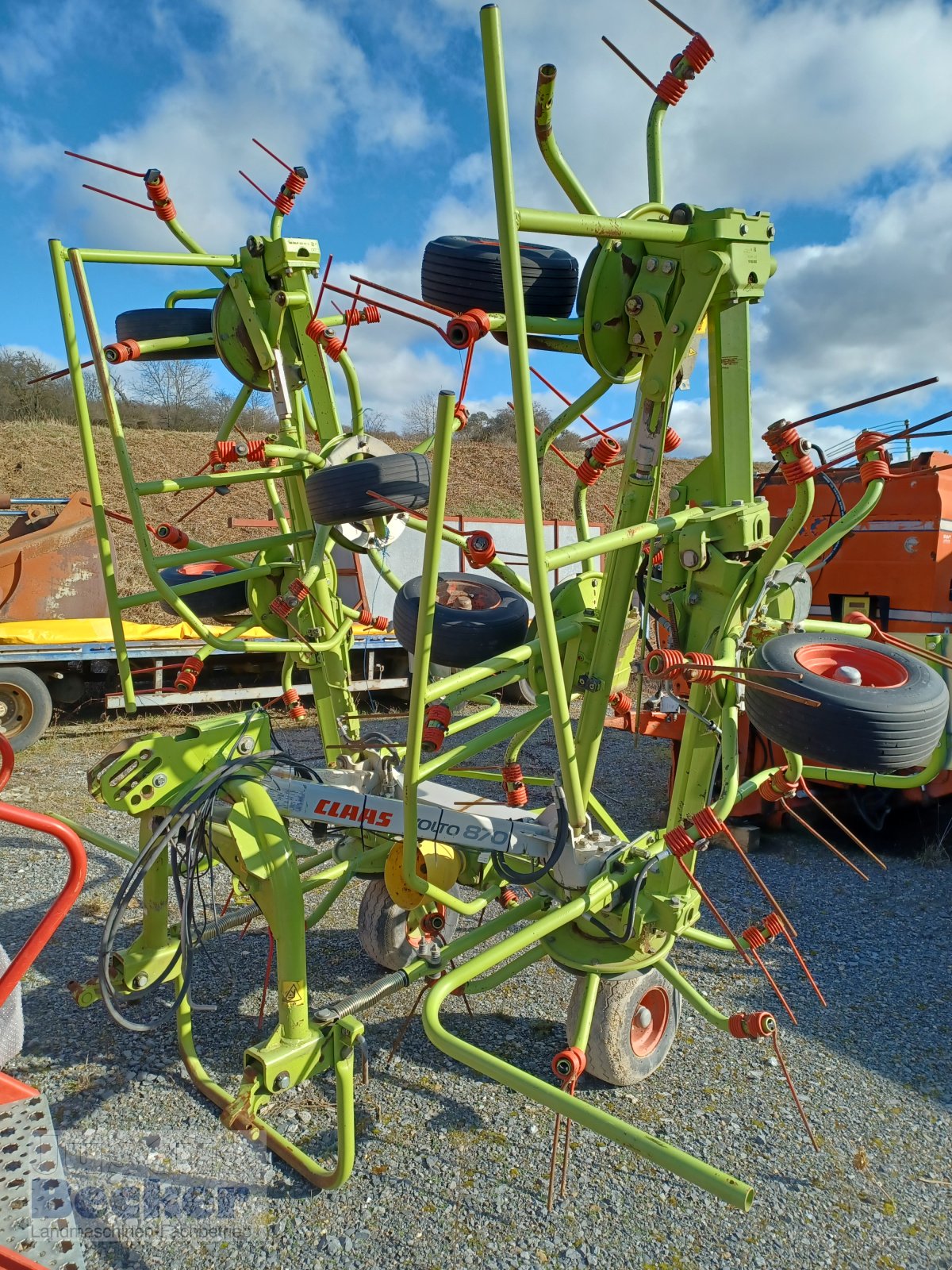 Kreiselheuer des Typs CLAAS Volto 870, Gebrauchtmaschine in Weimar-Niederwalgern (Bild 1)