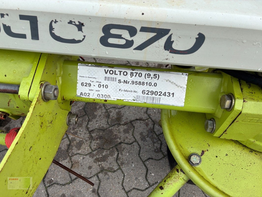 Kreiselheuer typu CLAAS VOLTO 870, Gebrauchtmaschine v Schenefeld (Obrázek 9)