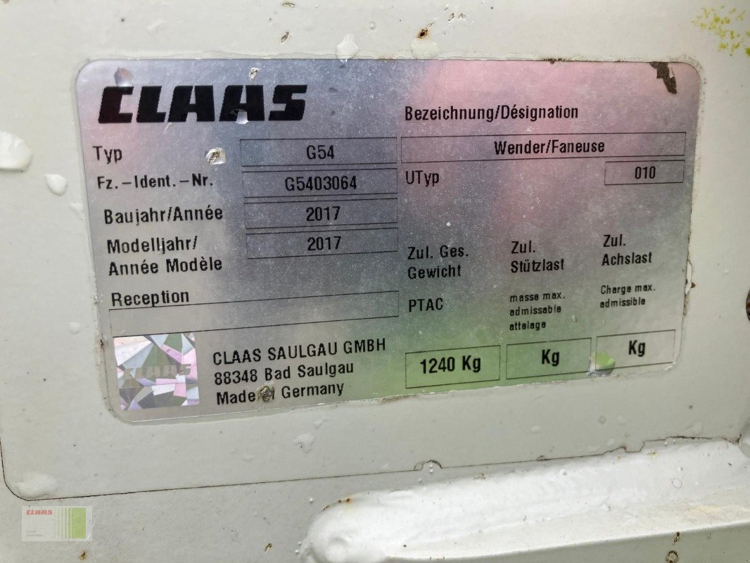 Kreiselheuer typu CLAAS Volto 900, Gebrauchtmaschine v Risum-Lindholm (Obrázek 14)