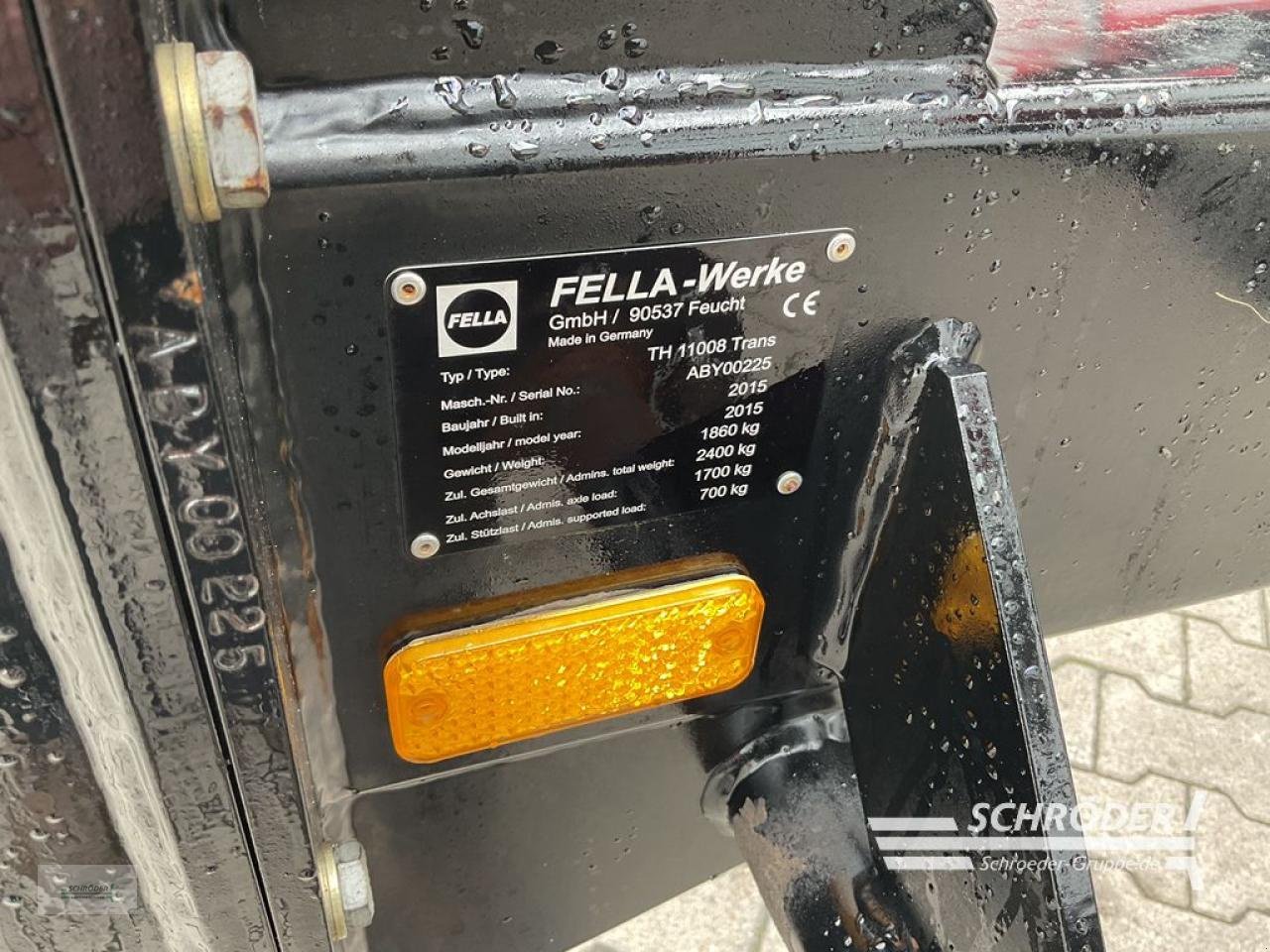 Kreiselheuer Türe ait Fella TH 11008 T, Gebrauchtmaschine içinde Wildeshausen (resim 11)