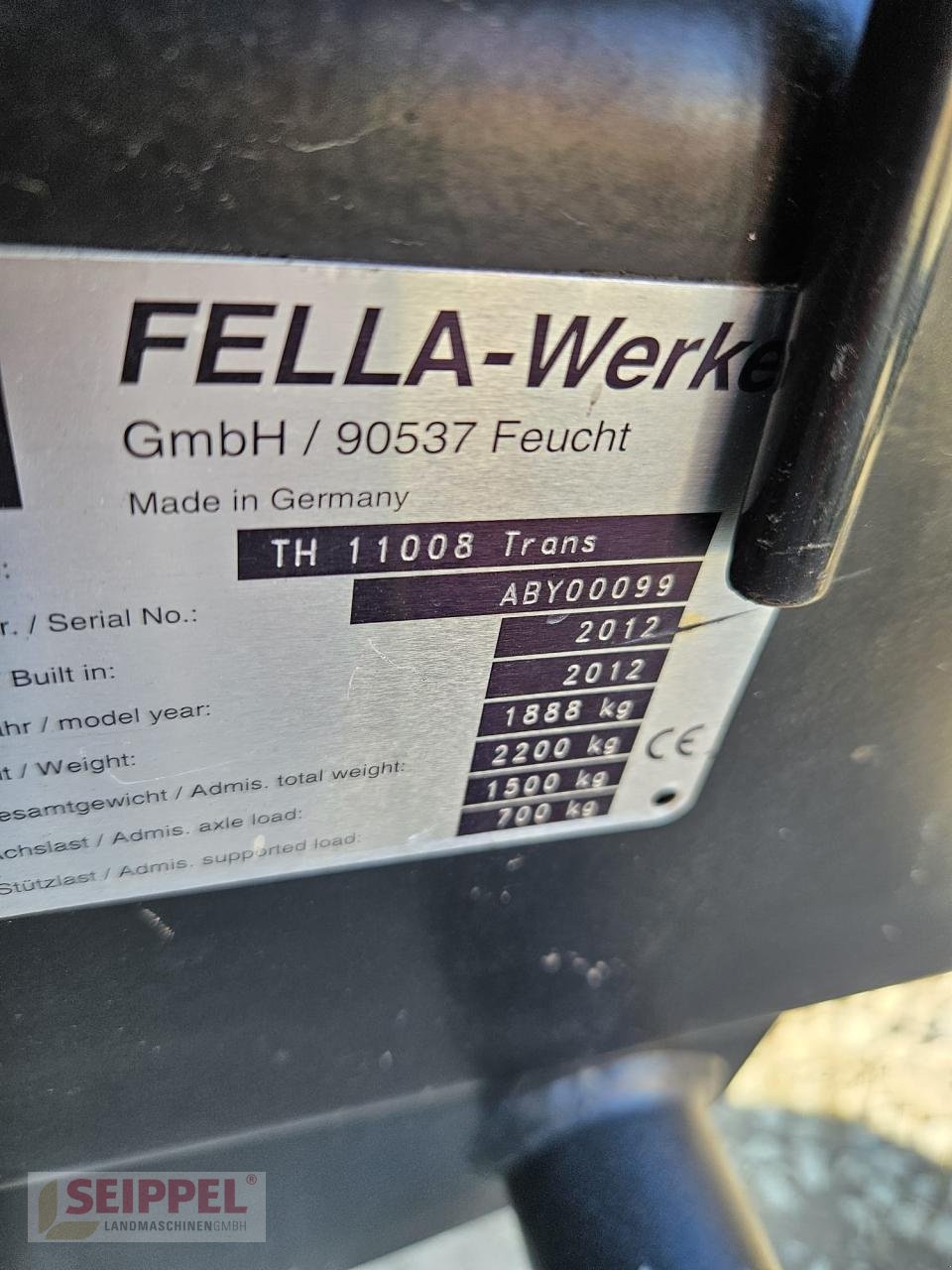 Kreiselheuer of the type Fella TH 11008 Trans, Gebrauchtmaschine in Groß-Umstadt (Picture 7)