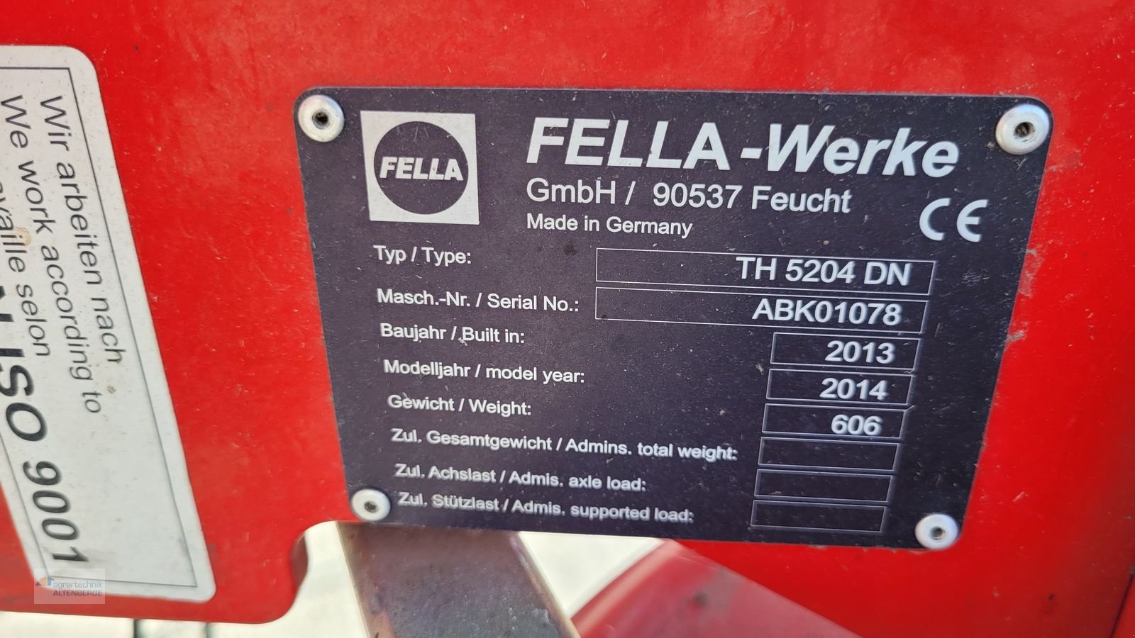 Kreiselheuer tip Fella TH 5204 DN, Gebrauchtmaschine in Altenberge (Poză 11)