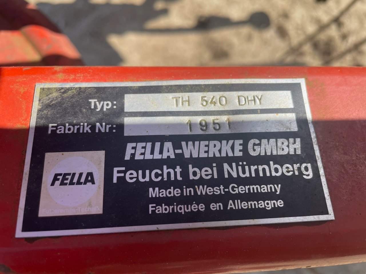 Kreiselheuer des Typs Fella TH 540 DHY, Gebrauchtmaschine in SAINT LOUP (Bild 5)