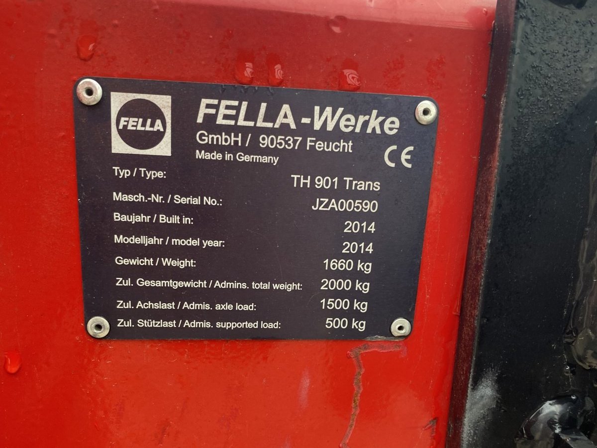 Kreiselheuer des Typs Fella TH 901 Trans, Gebrauchtmaschine in Eitensheim (Bild 6)