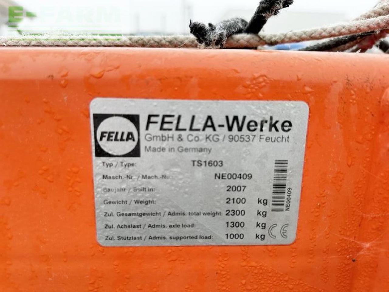 Kreiselheuer tip Fella ts 1603 doppelschwader, Gebrauchtmaschine in SANKT MARIENKIRCHEN BEI SCHÄRDING (Poză 11)