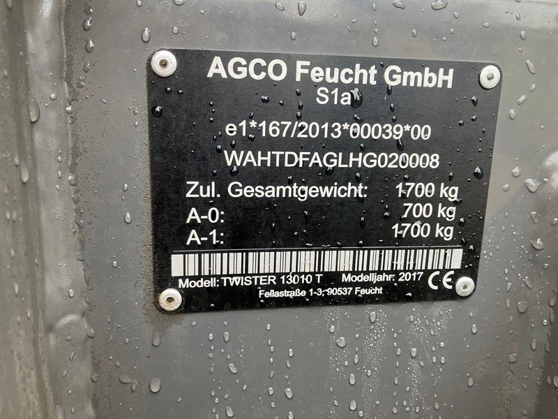 Kreiselheuer des Typs Fendt Fendt Twister 13010 T, Gebrauchtmaschine in Schaffhausen (Bild 6)