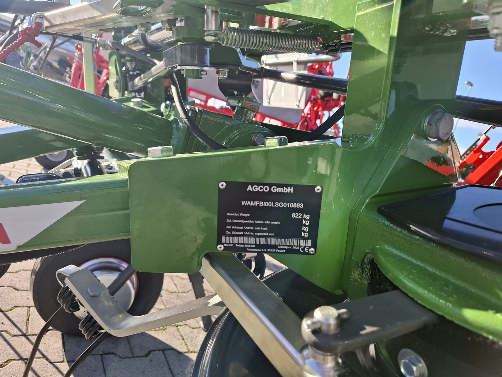 Kreiselheuer Türe ait Fendt Twister 6606 DN, Gebrauchtmaschine içinde Saxen (resim 7)