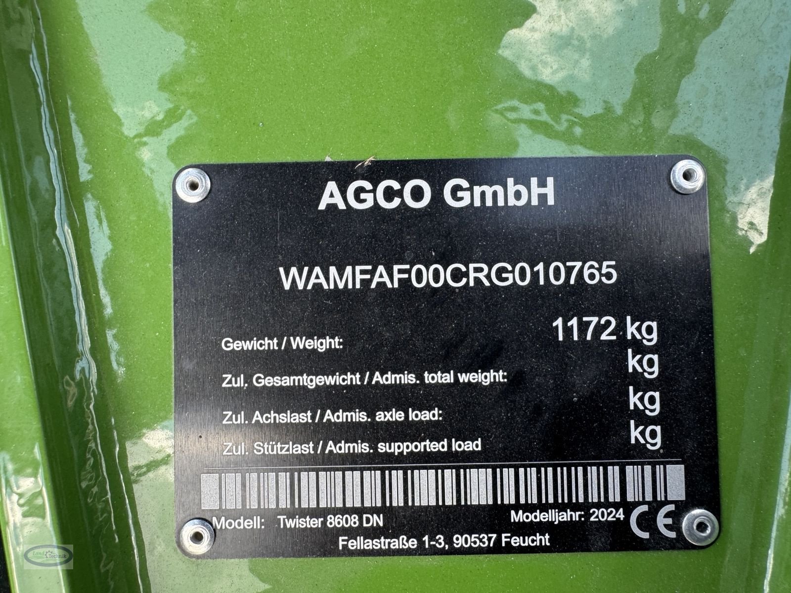 Kreiselheuer des Typs Fendt Twister 8606 DN, Neumaschine in Münzkirchen (Bild 4)