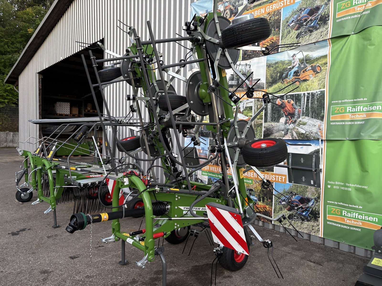 Kreiselheuer des Typs Fendt Twister 8608 DN, Neumaschine in Donaueschingen (Bild 2)