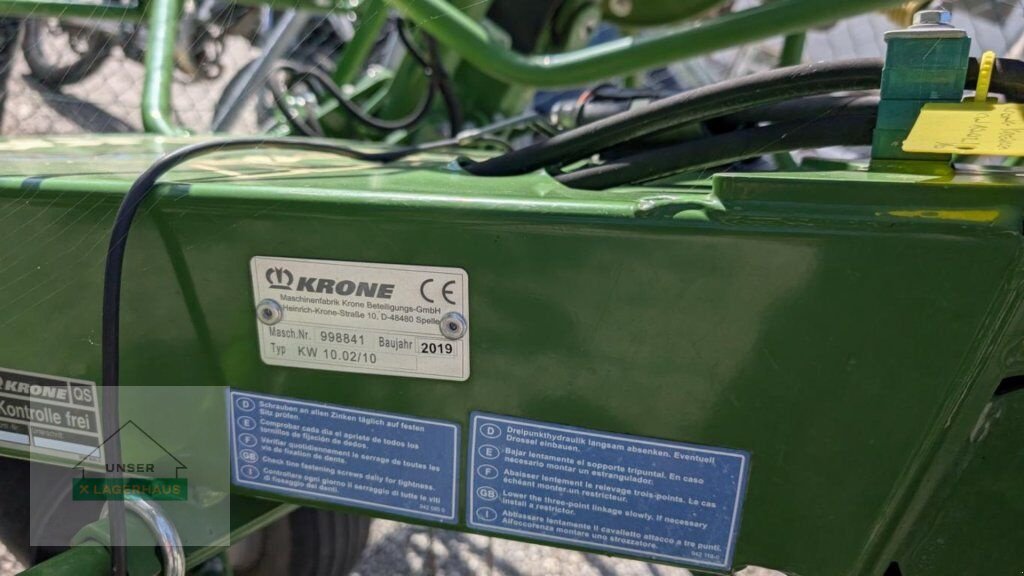 Kreiselheuer Türe ait Krone KW 10.02/10, Gebrauchtmaschine içinde Schlitters (resim 5)