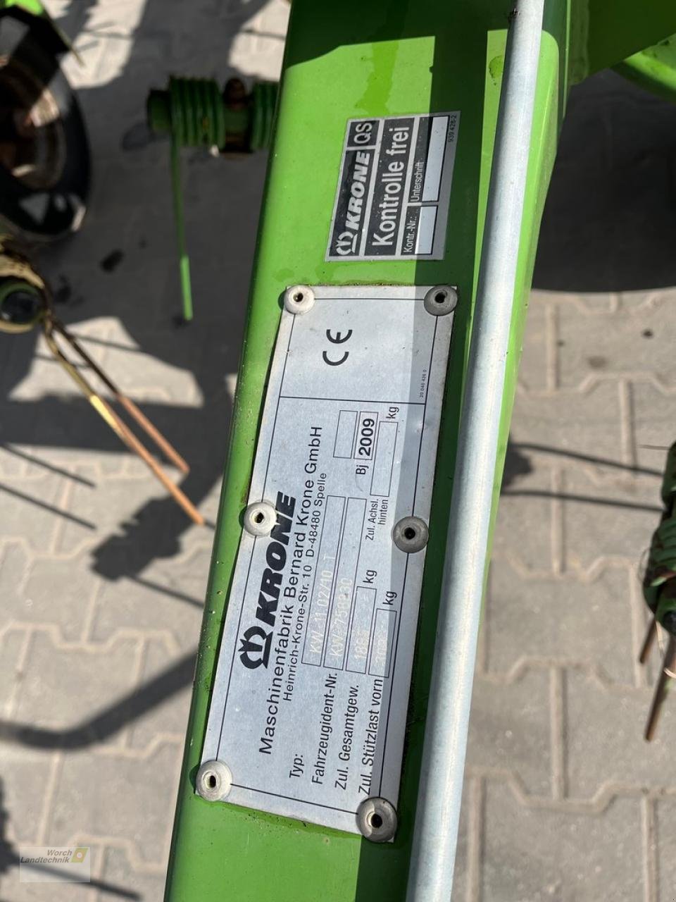 Kreiselheuer Türe ait Krone KW 11.02/10 T, Gebrauchtmaschine içinde Schora (resim 11)