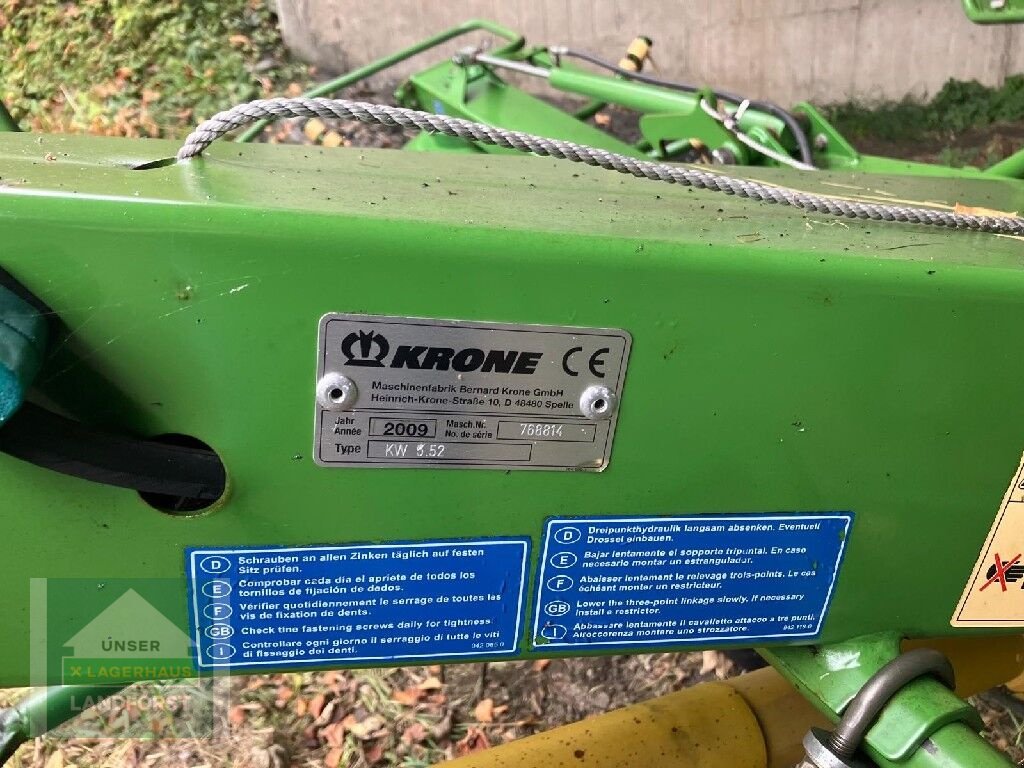 Kreiselheuer des Typs Krone KW 5,52, Gebrauchtmaschine in Kapfenberg (Bild 5)