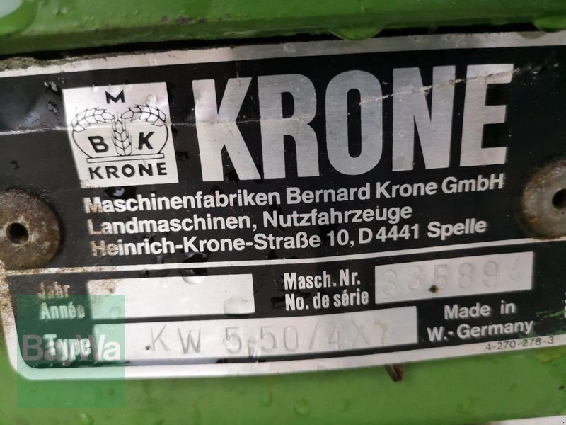 Kreiselheuer des Typs Krone KW 5.50/4X7, Gebrauchtmaschine in Untergriesbach (Bild 9)