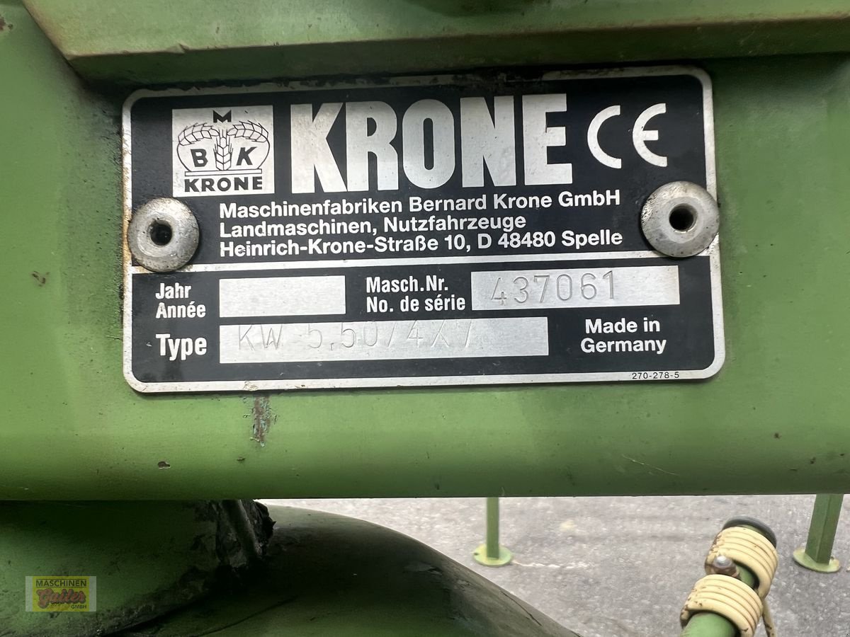 Kreiselheuer des Typs Krone KW 5.50/4x7, Gebrauchtmaschine in Kötschach (Bild 9)