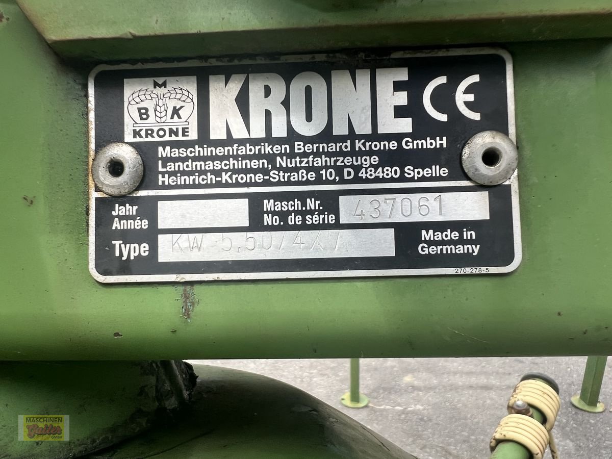 Kreiselheuer Türe ait Krone KW 5.50/4x7, Gebrauchtmaschine içinde Kötschach (resim 9)