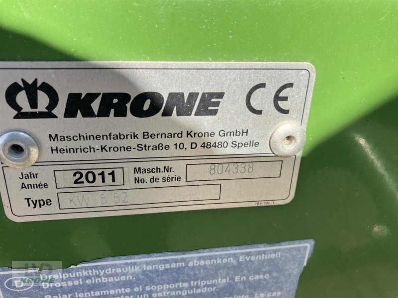 Kreiselheuer Türe ait Krone KW 5.52/4x7, Gebrauchtmaschine içinde Spelle (resim 8)