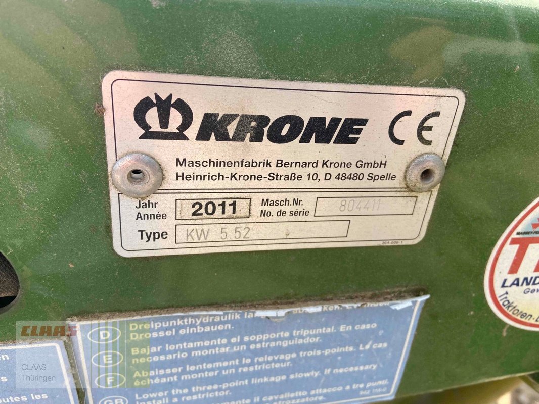 Kreiselheuer des Typs Krone KW 5.52, Gebrauchtmaschine in Vachdorf (Bild 3)