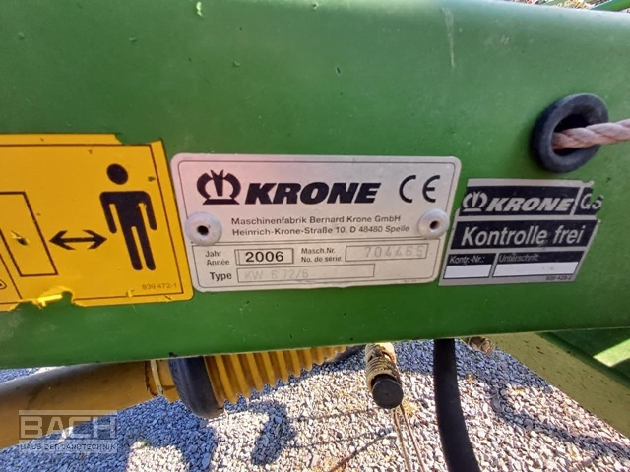 Kreiselheuer Türe ait Krone KW 6/72, Gebrauchtmaschine içinde Boxberg-Seehof (resim 5)