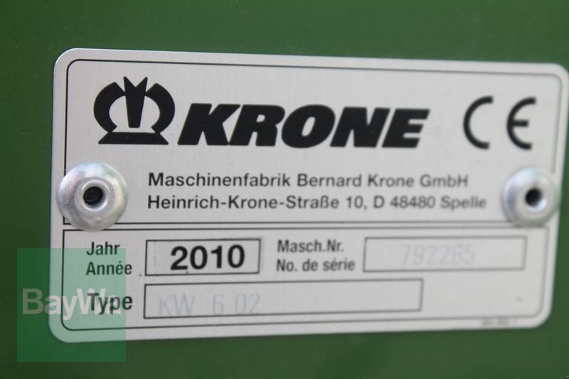 Kreiselheuer des Typs Krone KW 6.02, Gebrauchtmaschine in Straubing (Bild 7)