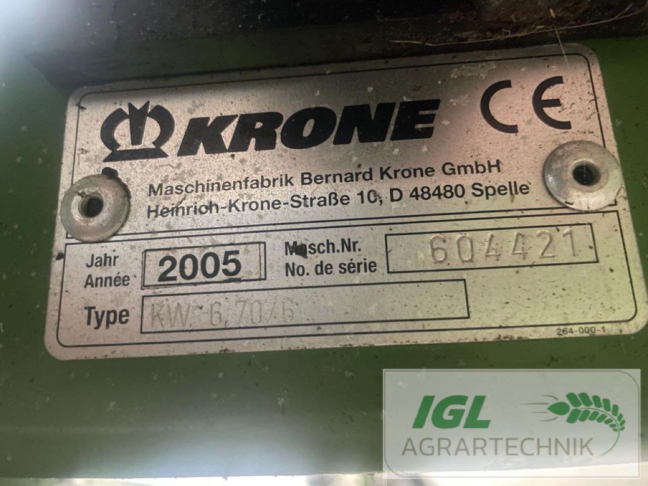 Kreiselheuer des Typs Krone KW 6.70/6, Gebrauchtmaschine in Nabburg (Bild 6)