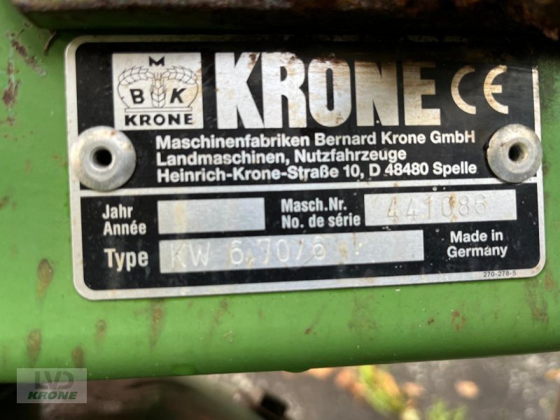Kreiselheuer of the type Krone KW 6.70/6, Gebrauchtmaschine in Spelle (Picture 2)