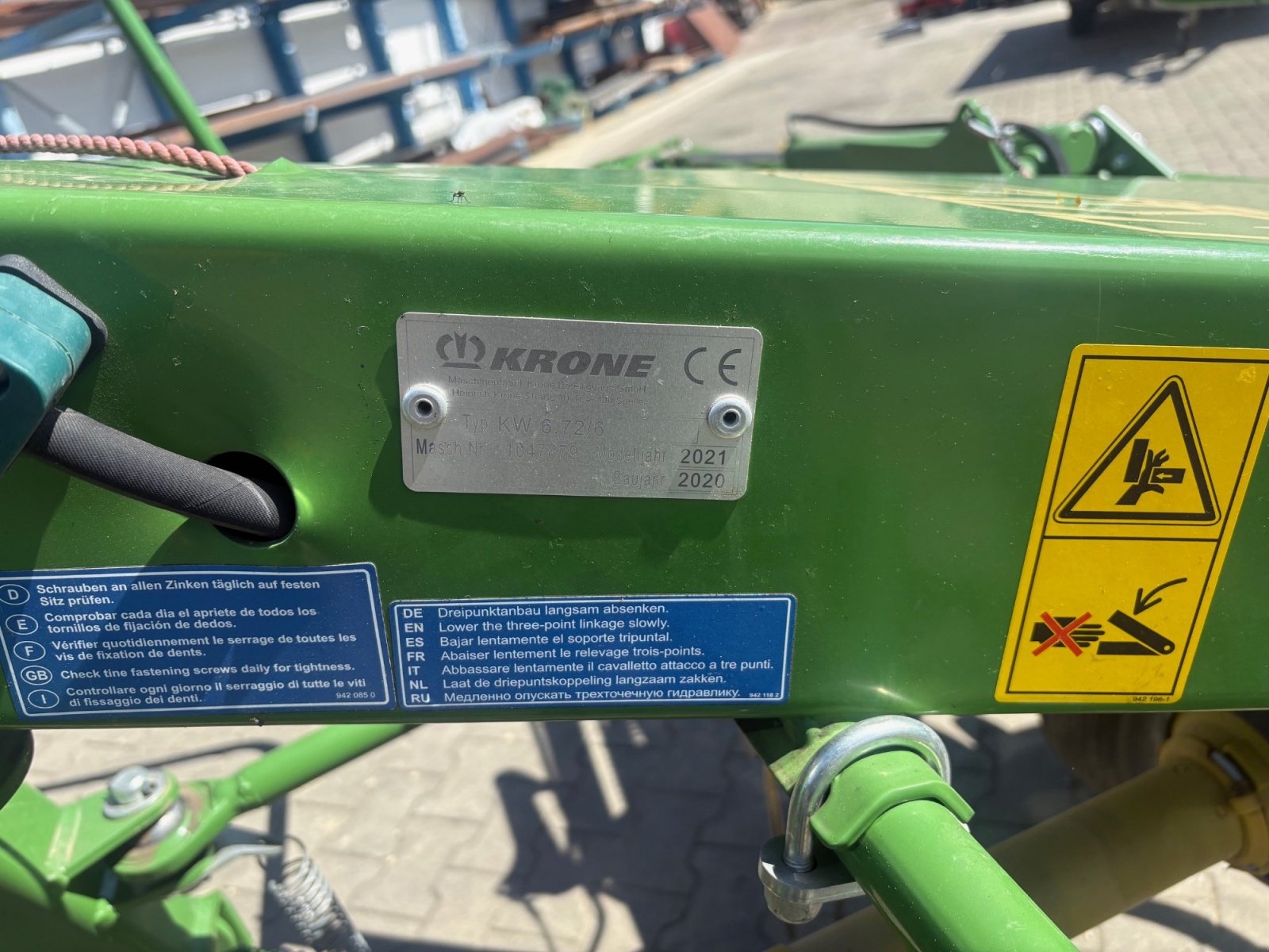 Kreiselheuer от тип Krone KW 6.72/6, Gebrauchtmaschine в Gerzen (Снимка 4)