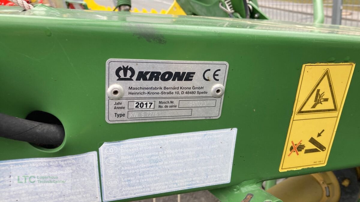 Kreiselheuer типа Krone KW 6.72/6, Gebrauchtmaschine в Großpetersdorf (Фотография 6)