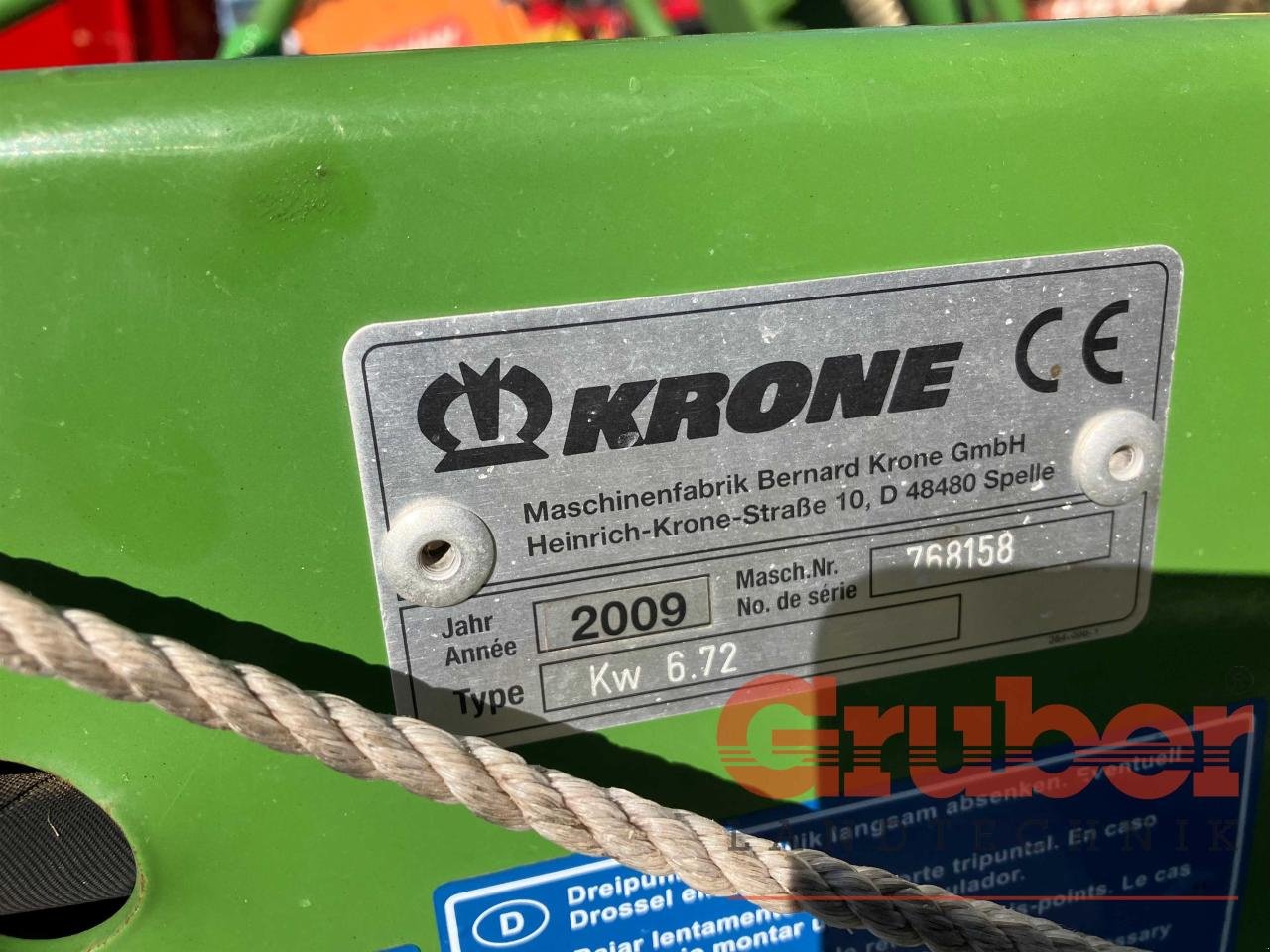 Kreiselheuer des Typs Krone KW 6.72/6, Gebrauchtmaschine in Ampfing (Bild 5)