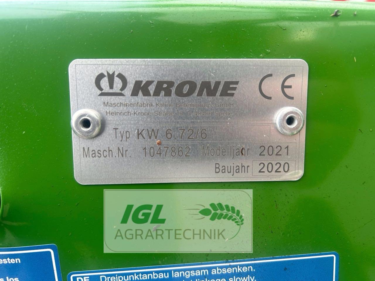 Kreiselheuer от тип Krone KW 6.72/6, Gebrauchtmaschine в Nabburg (Снимка 10)
