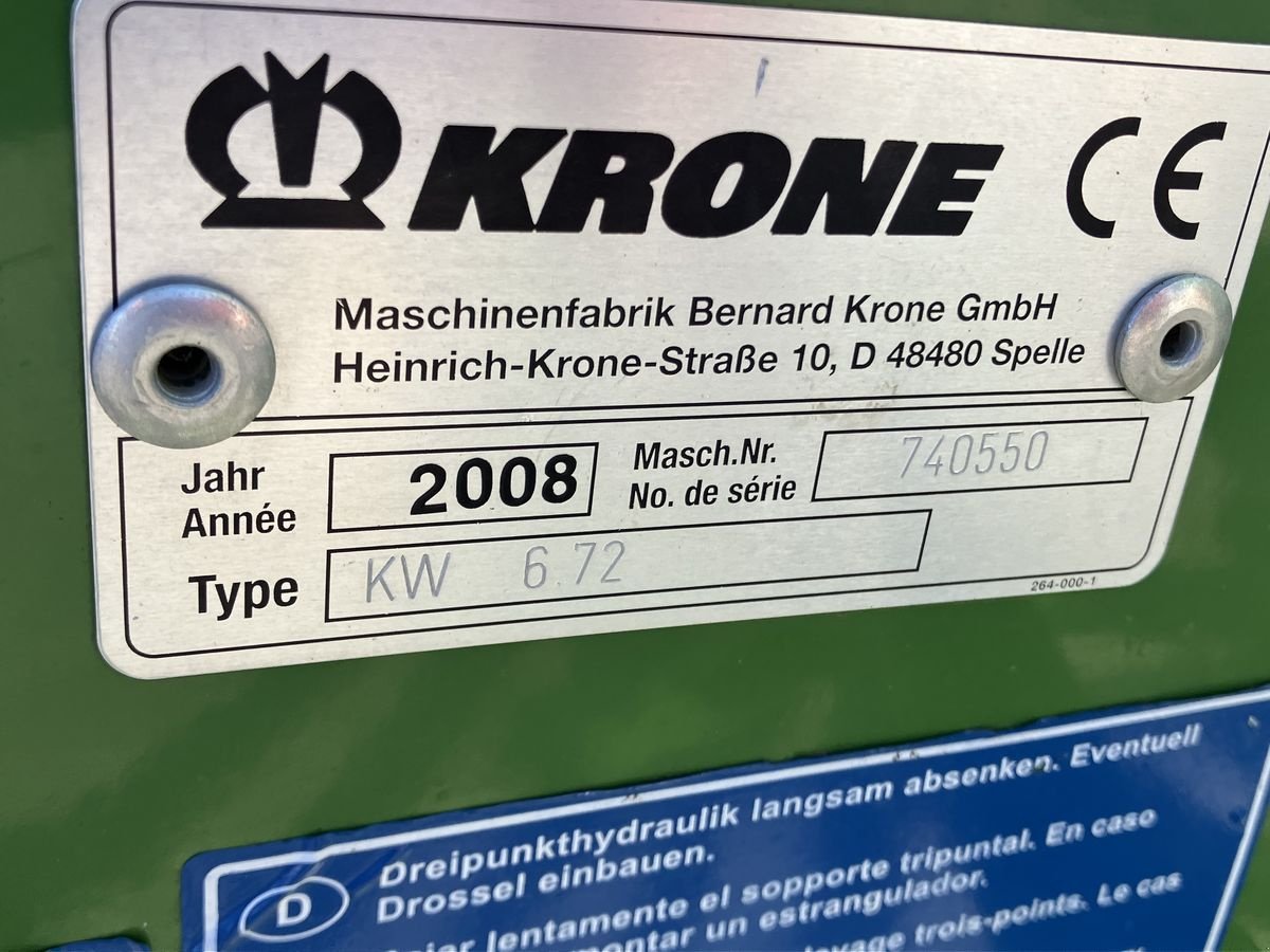 Kreiselheuer des Typs Krone KW 6.72/6, Gebrauchtmaschine in Villach (Bild 3)
