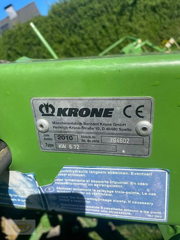 Kreiselheuer типа Krone KW 6.72, Gebrauchtmaschine в Waldkappel (Фотография 6)