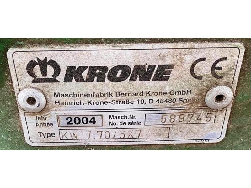 Kreiselheuer des Typs Krone KW 7,70, Gebrauchtmaschine in SAINT-GERMAIN DU PUY (Bild 6)