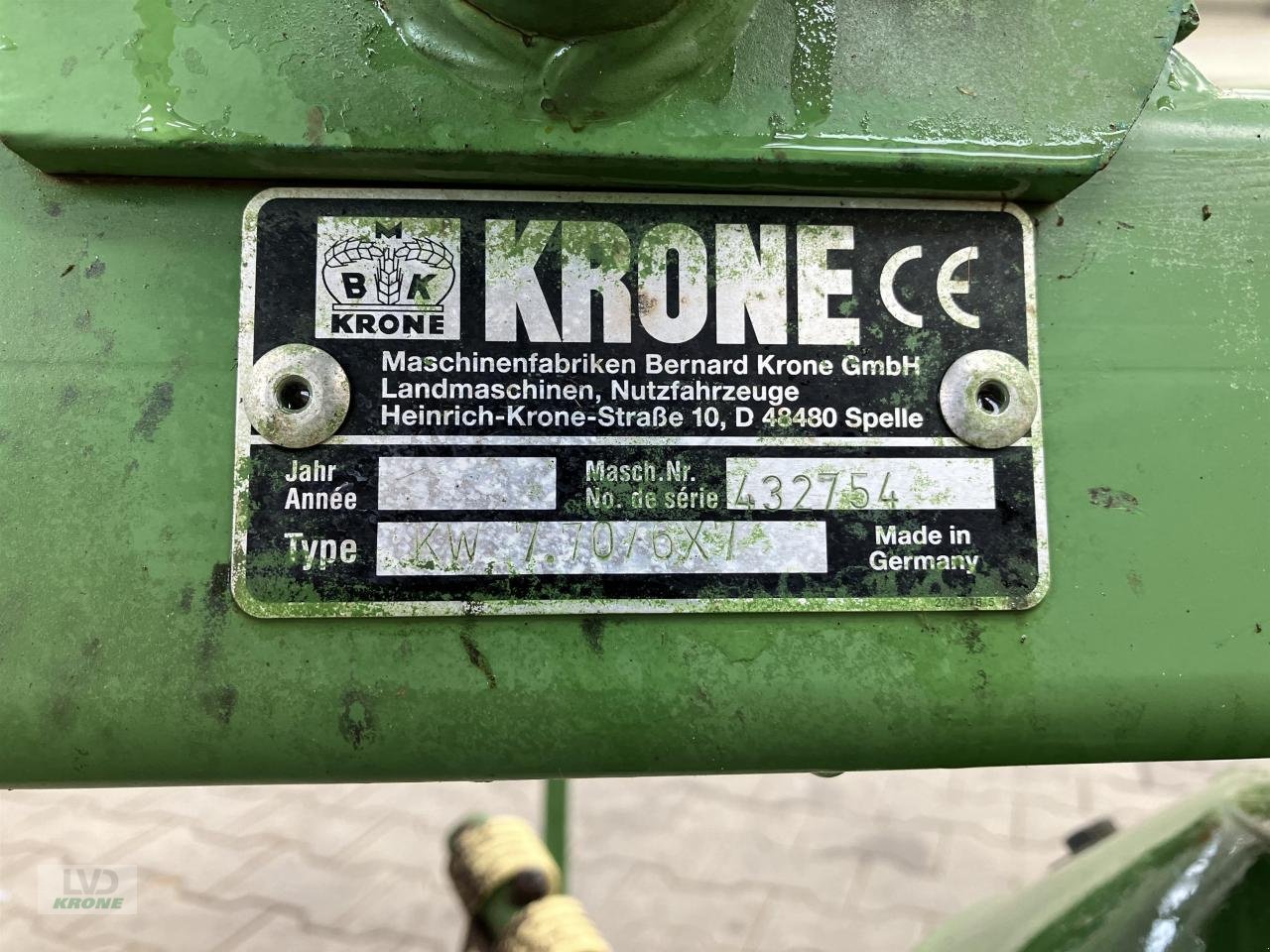 Kreiselheuer типа Krone KW 7.70/6x7, Gebrauchtmaschine в Spelle (Фотография 8)