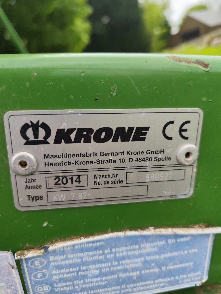 Kreiselheuer des Typs Krone KW 7.82, Gebrauchtmaschine in Calmont (Bild 6)