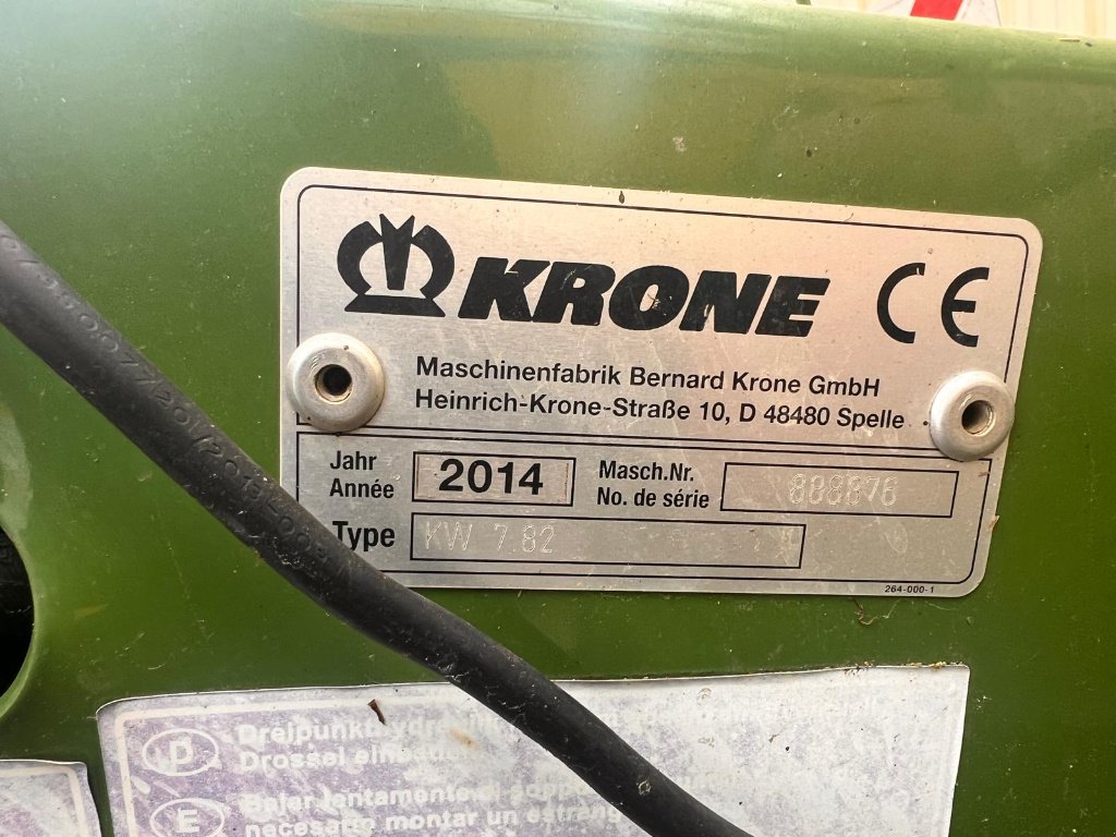 Kreiselheuer des Typs Krone KW 7.82, Gebrauchtmaschine in CONFRANÇON (Bild 4)