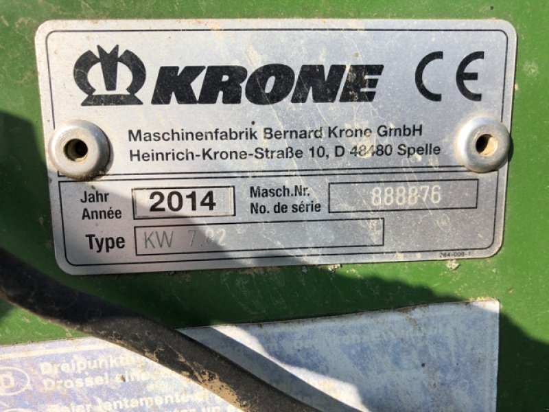 Kreiselheuer des Typs Krone KW 7.82, Gebrauchtmaschine in CONFRANÇON (Bild 2)