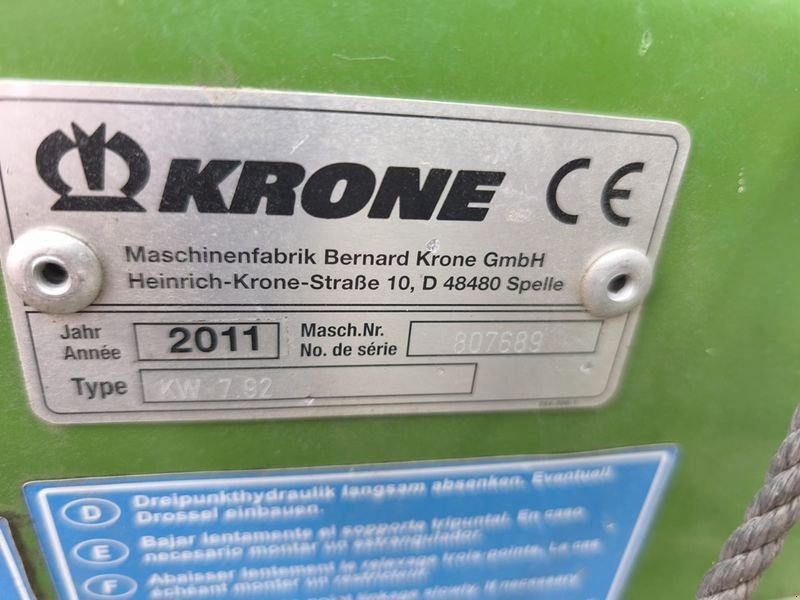 Kreiselheuer des Typs Krone KW 7.92 Kreiselheuer, Gebrauchtmaschine in St. Marienkirchen (Bild 10)