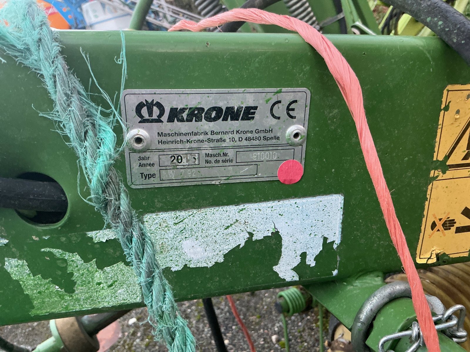 Kreiselheuer of the type Krone KW 7.92, Gebrauchtmaschine in ST CLEMENT DE LA PLACE (Picture 5)