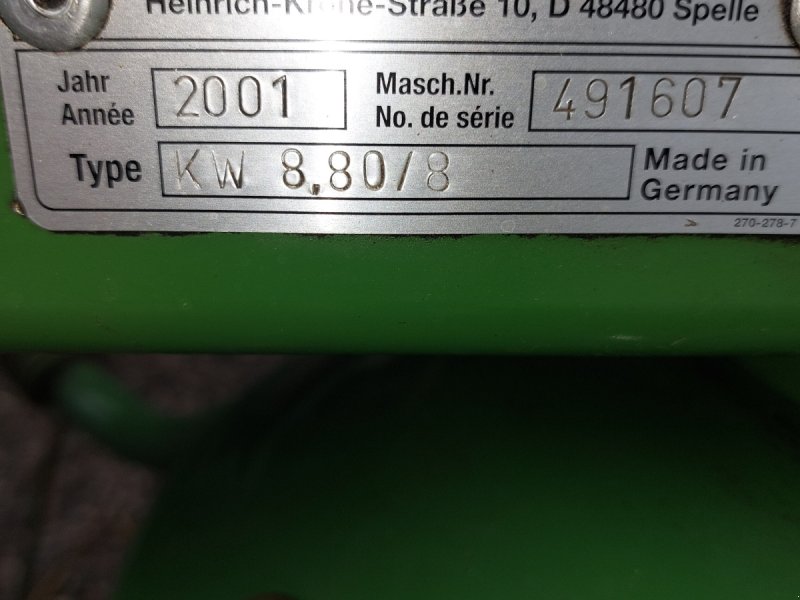 Kreiselheuer типа Krone KW 8.80/8, Gebrauchtmaschine в Tirschenreuth (Фотография 1)