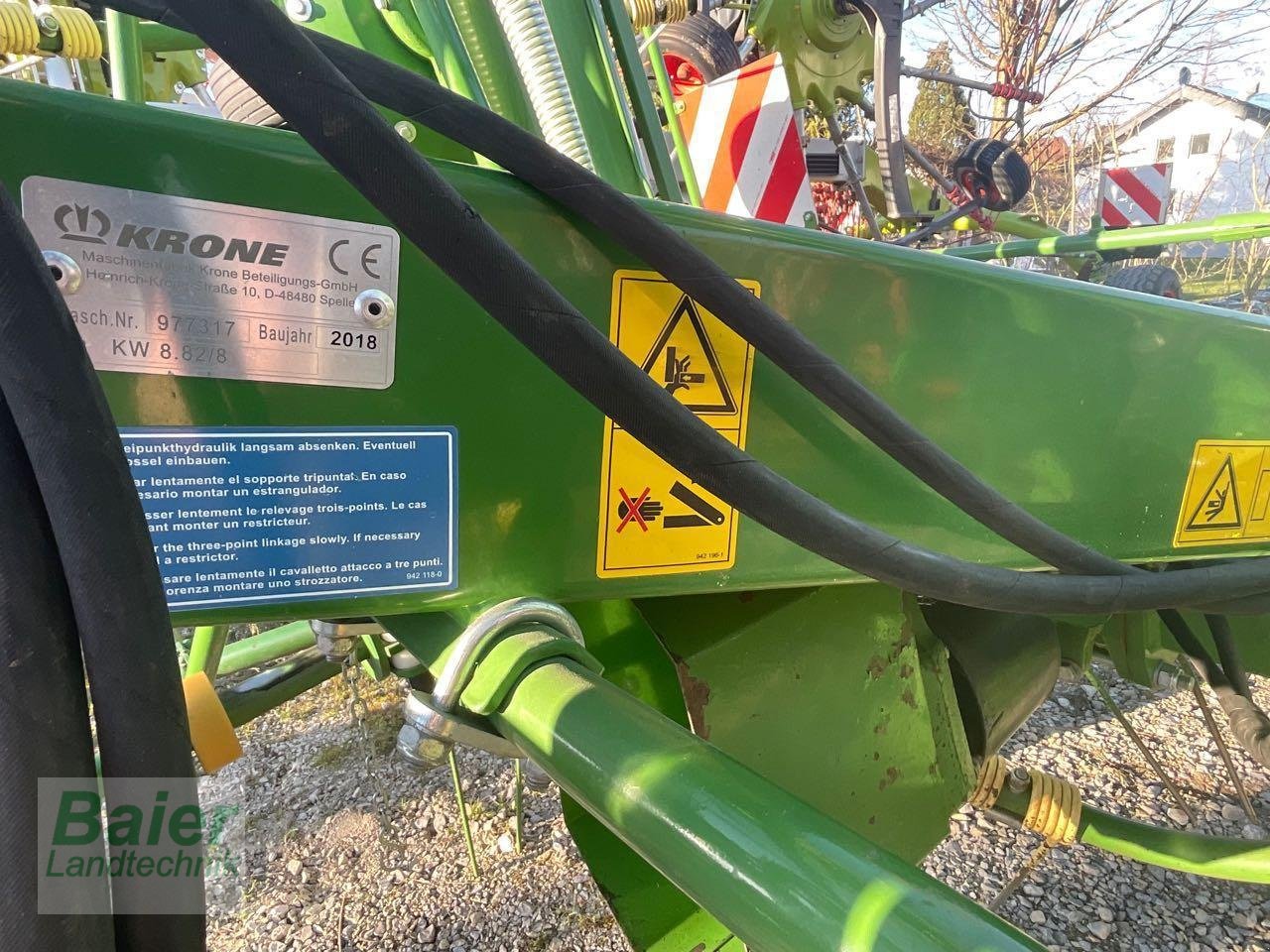 Kreiselheuer Türe ait Krone KW 8.82/8, Gebrauchtmaschine içinde OBERNDORF-HOCHMOESSINGEN (resim 4)